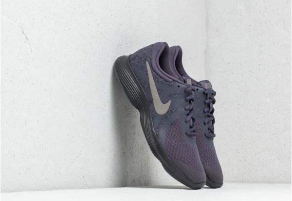 Nike Revolution 4 (GS) Grid Iron/ Metalic Pewter