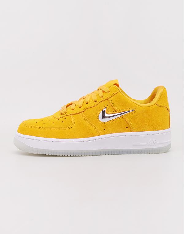 Nike Air Force 1 '07 Premium LX Yellow Ochre/ Metallic Silver - White 39