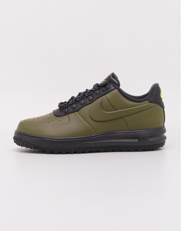 Nike Lunar Force 1 Duckboot Low Olive Canvas/ Olive Canvas - Black - Volt 44