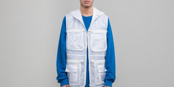 FTSHP + LAFORMELA "No Season" Zip Pockets Vest White