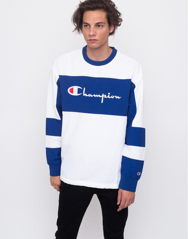 Champion Crewneck Sweatshirt WHT L