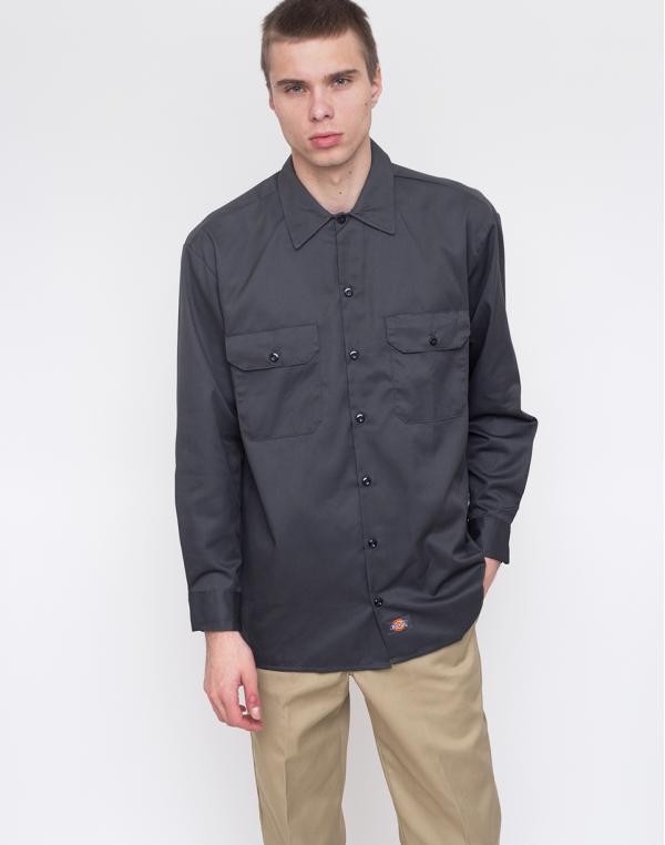 Dickies Work Shirt Charcoal Grey M