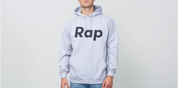 RAP Hoodie Sport Grey/ Black