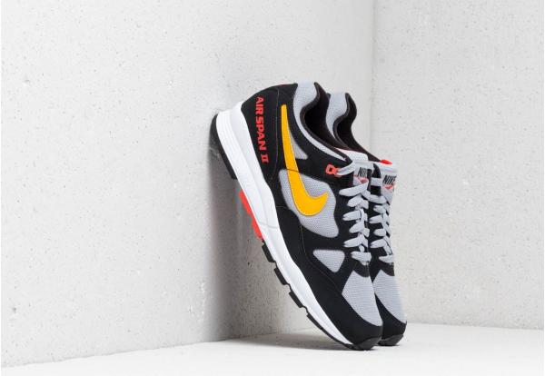 Nike Air Span II Black/ Yellow Orche-Wolf Grey