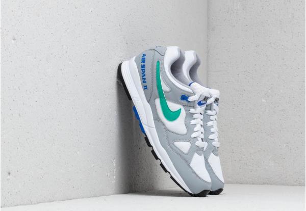 Nike Air Span II Wolf Grey/ Clear Emerald-White