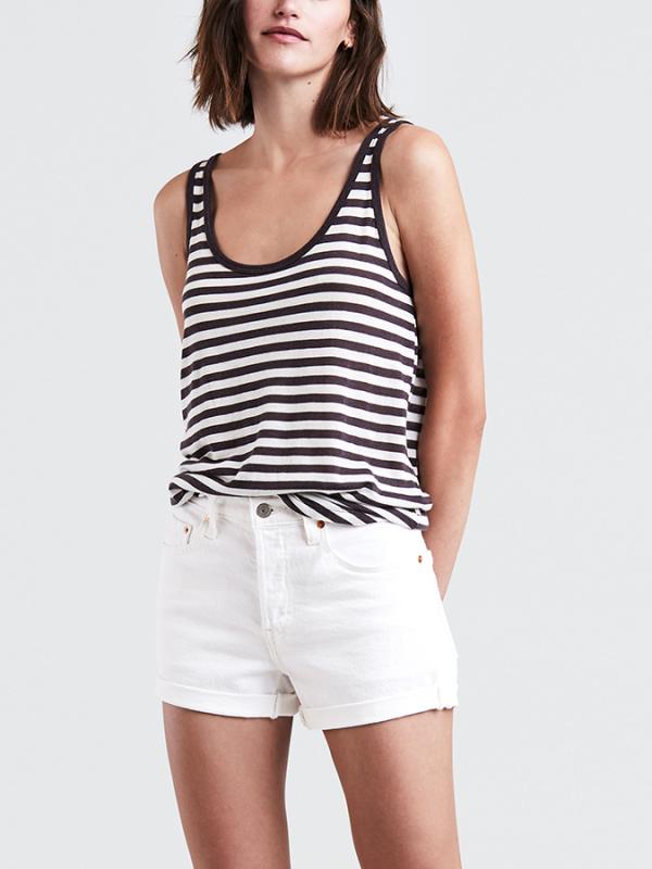 Tílko LEVI'S Ashbury Tank Liza Obsidian/Cloud Dancer Barevná
