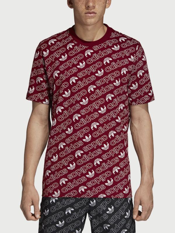 Tričko adidas Originals Monogram Tee Červená