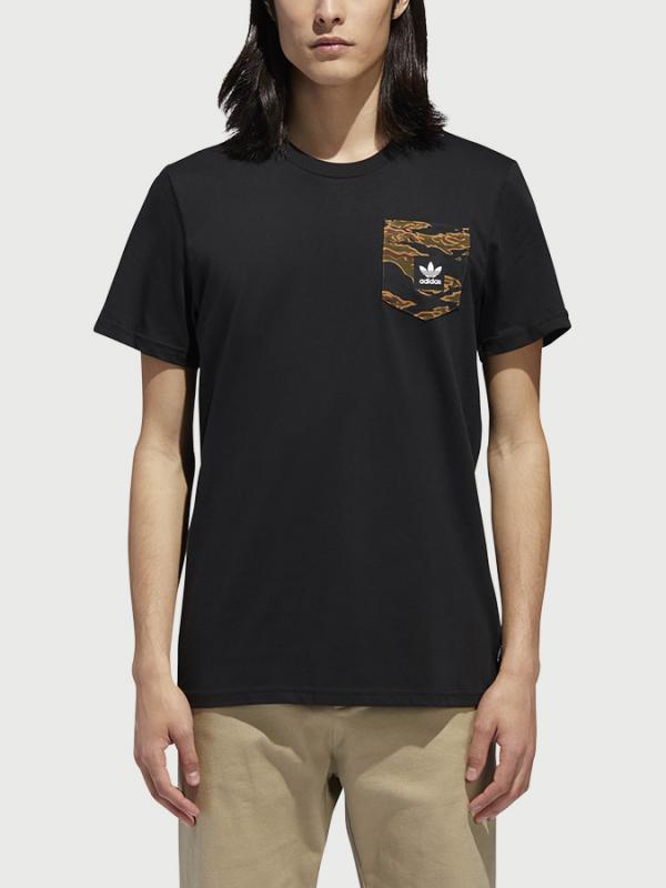 Tričko adidas Originals Cmo Pckt T Černá