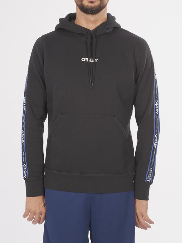 Mikina Oakley Street Logo Tape Hooded Fleece Černá
