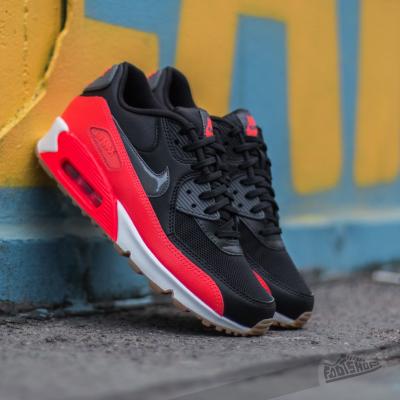 Nike Wmns Air Max 90 Essential Black/ Dark Grey/ Bright Crimson