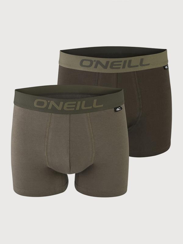 Boxerky O´Neill Boxershorts 2-pack Season Hnědá