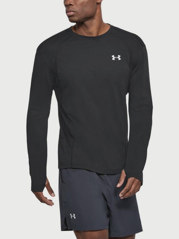 Tričko Under Armour Threadborne Swyft LS Tee Černá