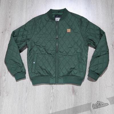 Urban Classics Diamond Quilt Nylon Jacket Olive