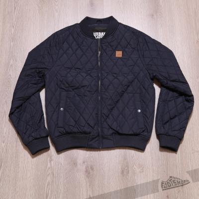 Urban Classics Diamond Quilt Nylon Jacket Navy