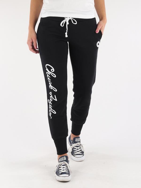 Tepláky Converse W Chuck Taylor Signature Pant Černá