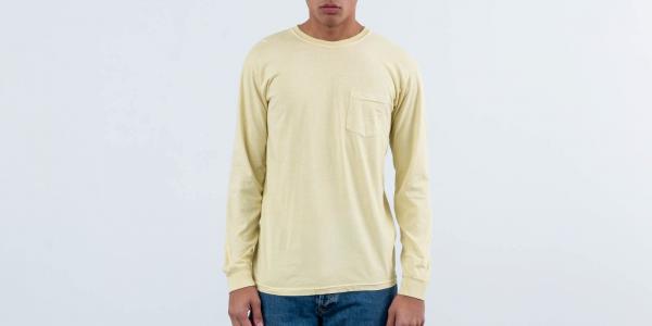 Stüssy Camo Stock Pig Dyed Pkt Ls Yellow