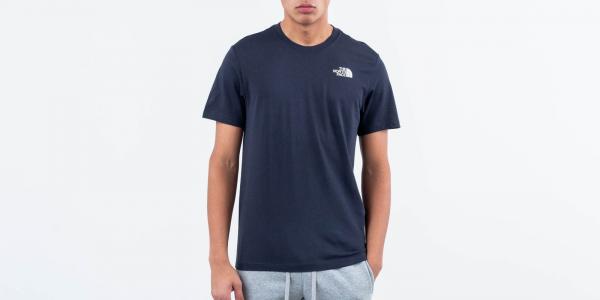 The North Face Red Box Shortsleeve Tee Urban Navy/ Vintage White