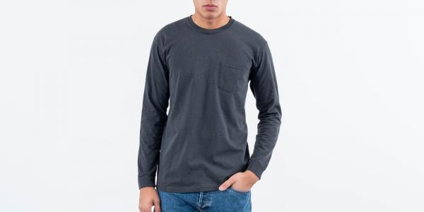 Stüssy Camo Stock Pig Dyed Pkt Ls Black