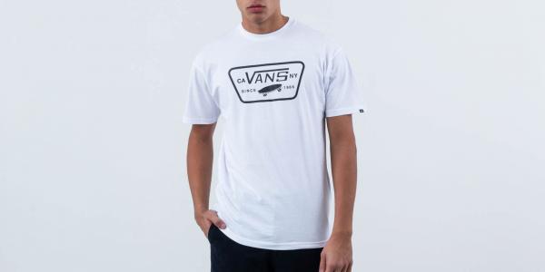 Vans Full Patch Shortsleeve Tee White/ Black