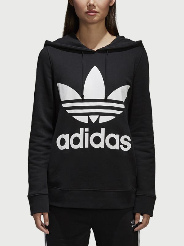 Mikina adidas Originals Trefoil Hoodie Černá