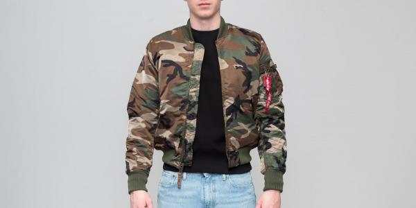 Alpha Industries MA-1 VF 59 Woodland Camo 65