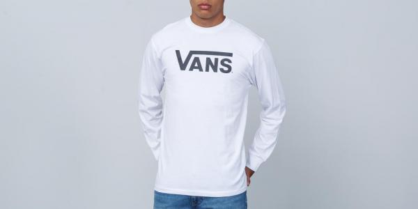 Vans Classic Longsleeve Tee White