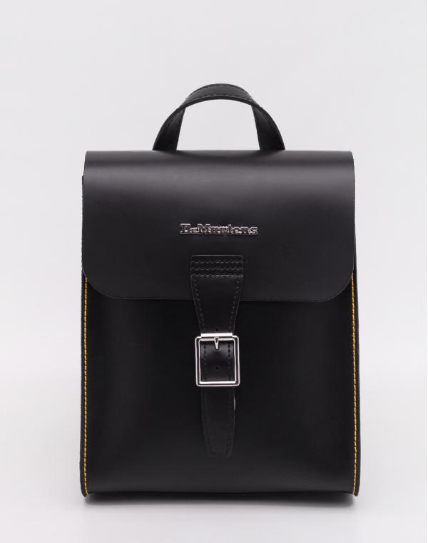 Dr. Martens Mini Leather Backpack Black + Black Smooth + Kiev