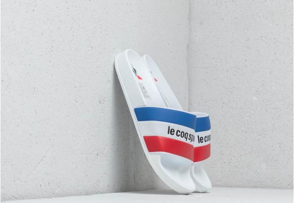 Le Coq Sportif Slide Tricolore Optical White/ Black