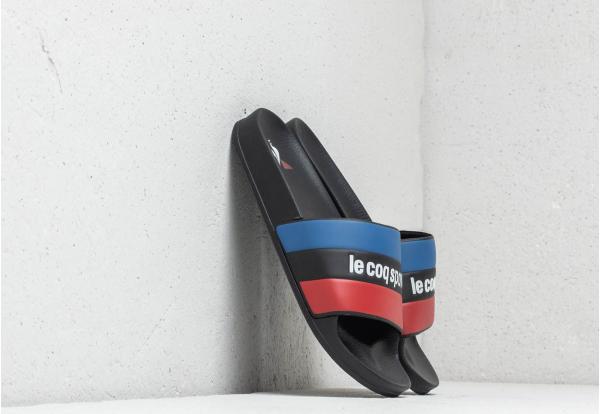 le coq sportif Slide Tricolore Black/ Optical White