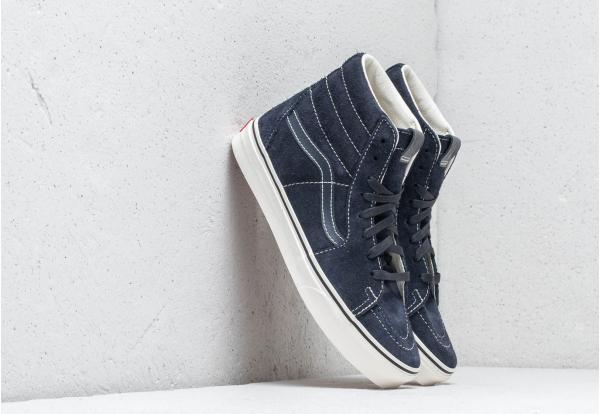 Vans SK8-Hi (Hairy Suede) Sky Captain/ Snow White