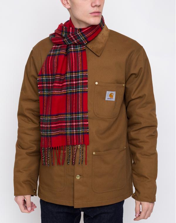Dr. Martens Steward Tartan Scarf Red