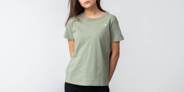 Champion Reverse Weave Tee Forest Green
