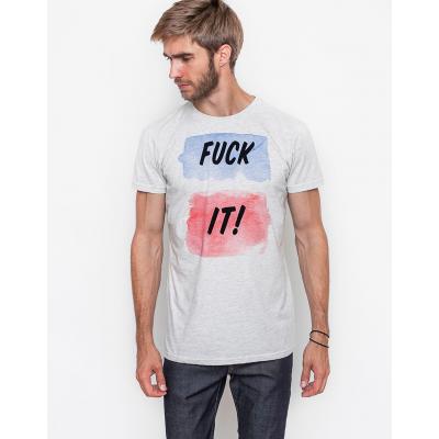 Triko RVLT 1728 Fuc Tee Print Lightgrey