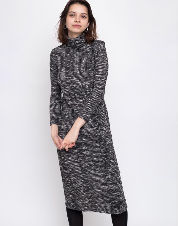 Friday's Project Recycled ribbed dress Grey Melange M