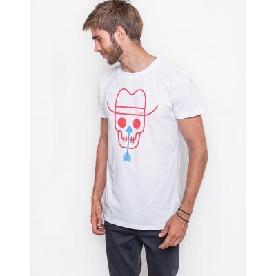 Triko RVLT 1729 Cow tee print white