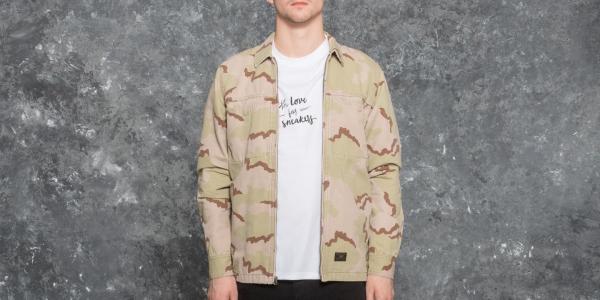HUF Apparel Woven Reine BDU LS Shirt Desert Camo