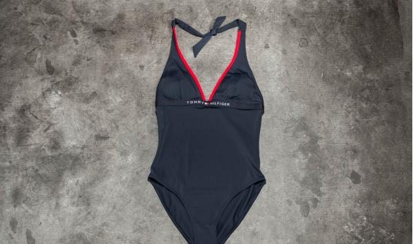Tommy Hilfiger One Piece Swimsuit Navy Blazer