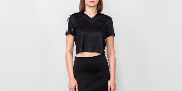 adidas x Alexander Wang Crop Top Black/ White/ Bold Orange
