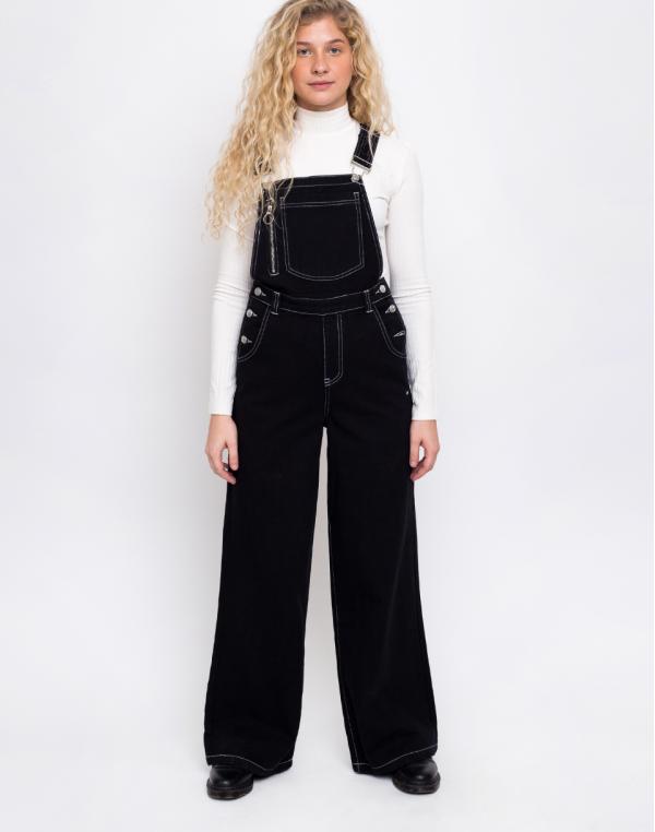 Lazy Oaf Big Black Dungarees Black M