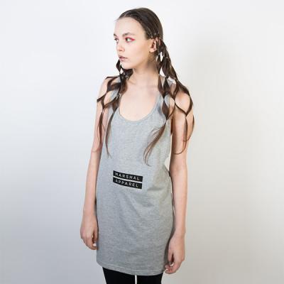 Logo tee Marshal Apparel 1932 Box Girl Tank Grey