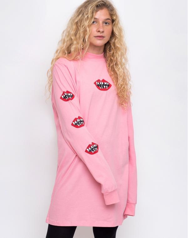 Lazy Oaf Read My Lips Pink M