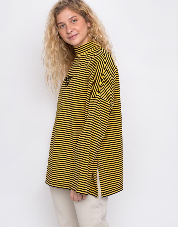 Lazy Oaf Read My Lips Stripy Yellow M/L