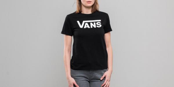 Vans Wm Flying V Crew Tee Black