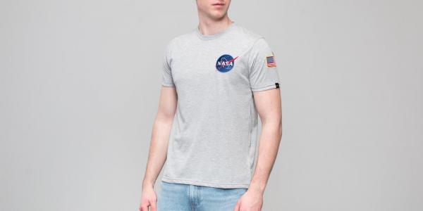 Alpha Industries Space Shuttle Tee Grey Heather