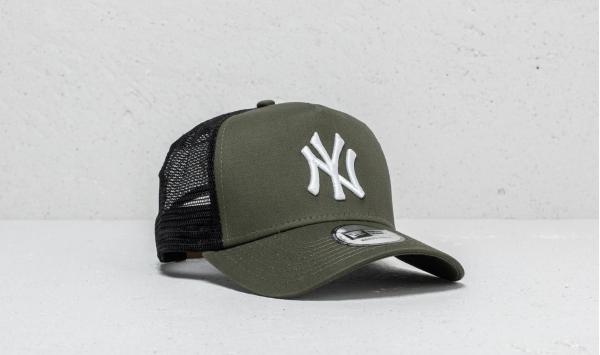 New Era 9Forty MLB New York Yankees Trucker Olive/ Black