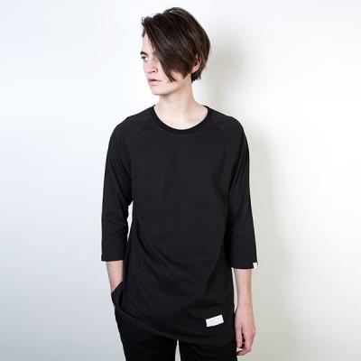 Jednobarevná Marshal Apparel 31 Mid Sleeve Raglan Black