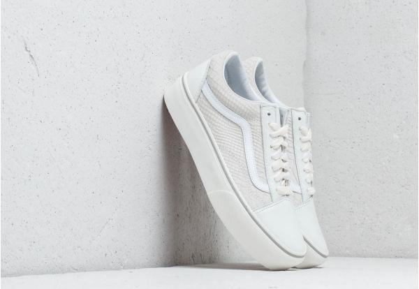 Vans Old Skool Platform (Leather) Snake/ White