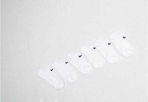 Nike Lightweight No Show 3 Pack White