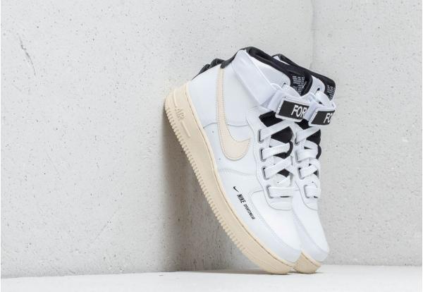 Nike Air Force 1 High Women’s UT White/ Light Cream-Black-White