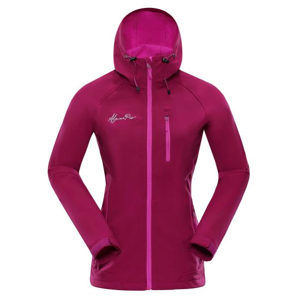ALPINE PRO BORNA 2 RŮŽOVÁ / FIALOVÁ Dámská Bunda XL